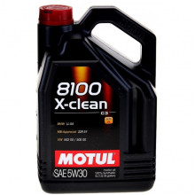 Моторное масло MOTUL 5W30 (5L) 8100 X-CLEAN+ 5л