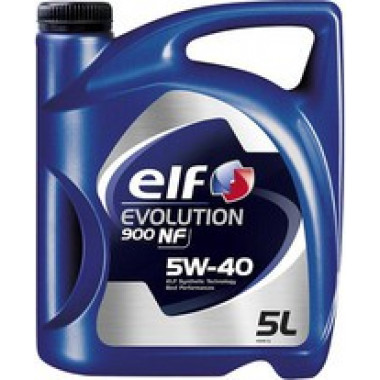 Моторное масло ELF 5W40 EVOLUTION 900 NF 5л