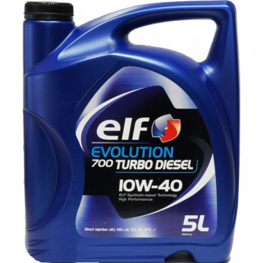 Моторное масло Elf Evolution 700 Turbo Diesel 10W-40 5л