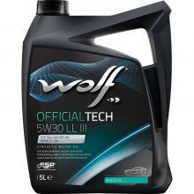 Моторное масло Wolf Officialtech 5W30 LL III 5l