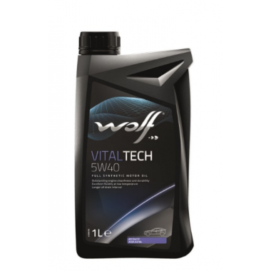 Моторное масло Wolf VitalTech 5W-40 1л