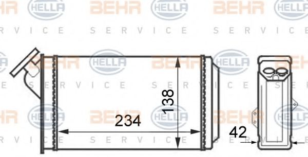 BEHR HELLA SERVICE 8FH 351 024-321