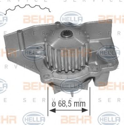 BEHR HELLA SERVICE 8MP 376 800-654