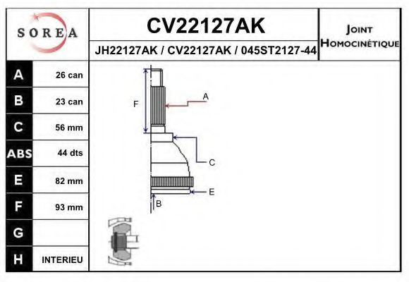 EAI CV22127AK