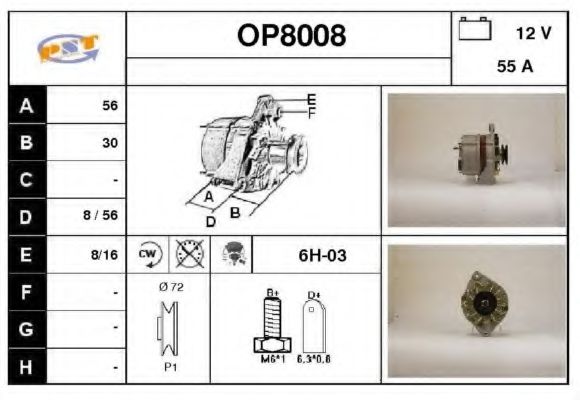 SNRA OP8008