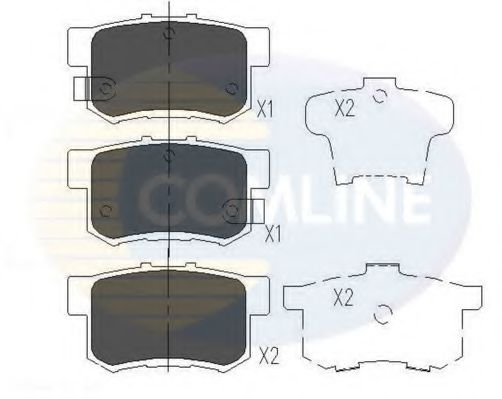 FRONT BRAKE PADS FOR SUZUKI SX4 NP2545