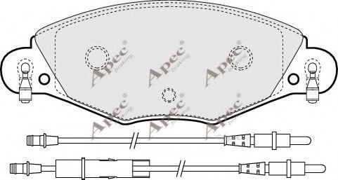 APEC braking PAD1283