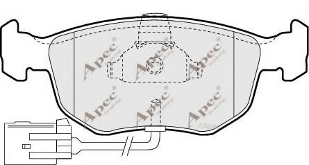 APEC braking PAD877