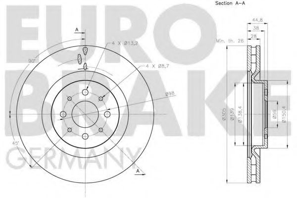 EUROBRAKE 5815201029