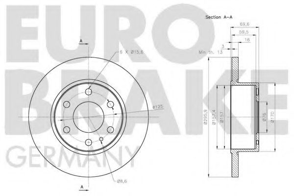EUROBRAKE 5815202360