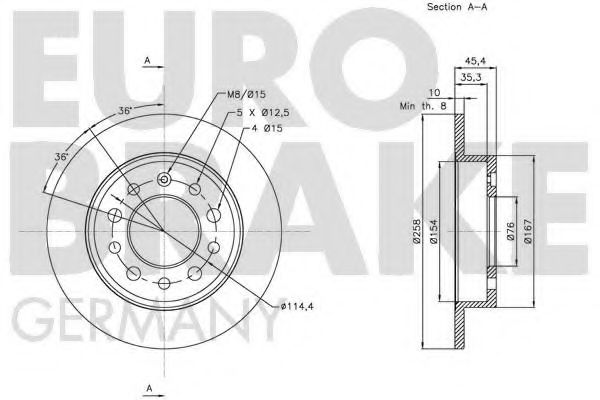 EUROBRAKE 5815203426