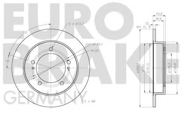 EUROBRAKE 5815205230