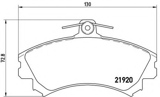 BREMBO P 54 022